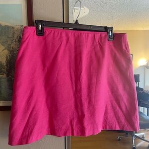 Old Navy - hot pink linen miniskirt - XL